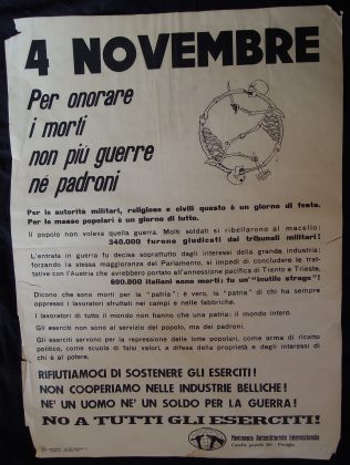 manifesto 4 novembre 1971